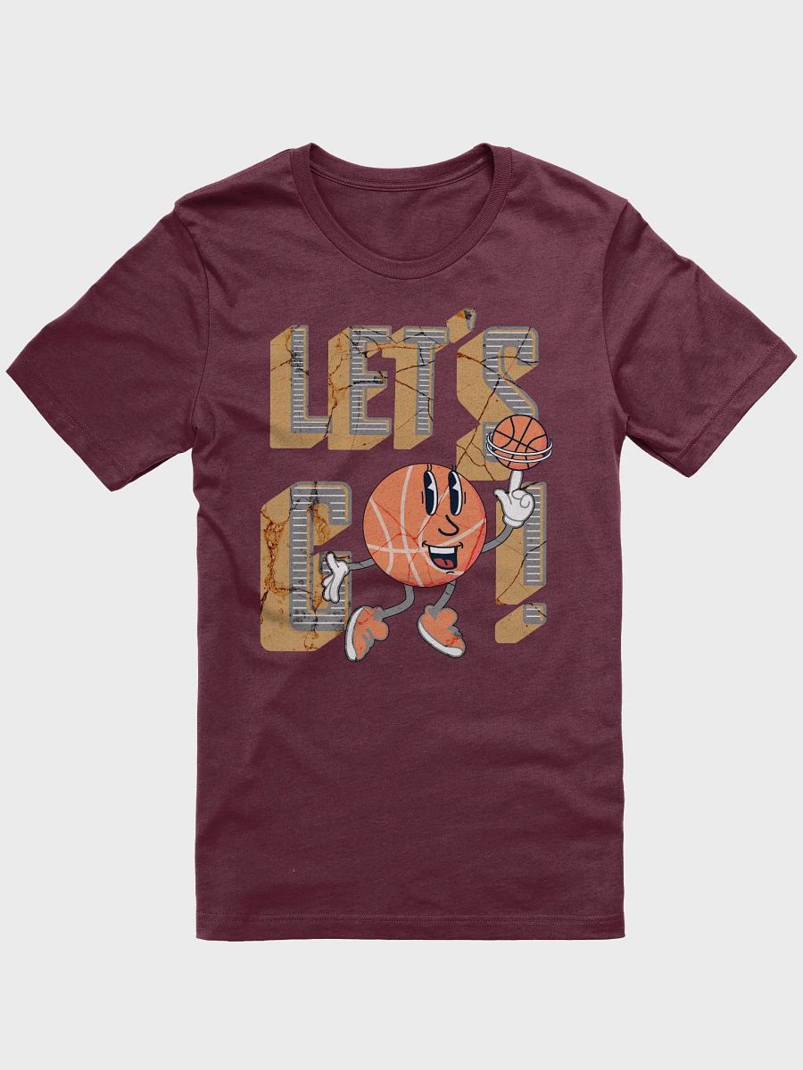 Lets Go Basketball Mascot Spinning Fun Tee product image (1)