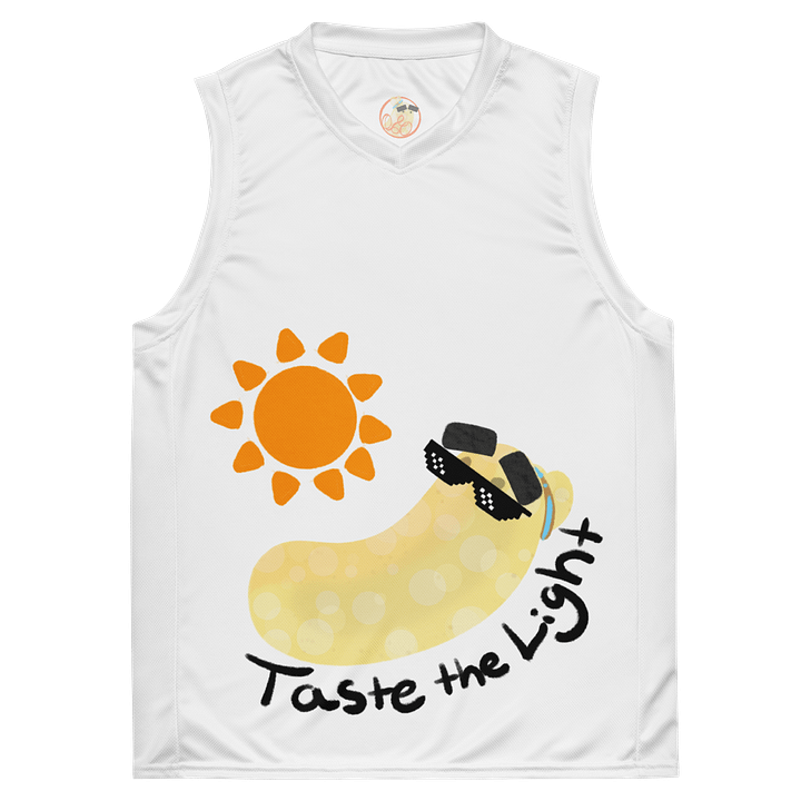 Taste the Light Recycled Unisex Sports Jersey product image (2)