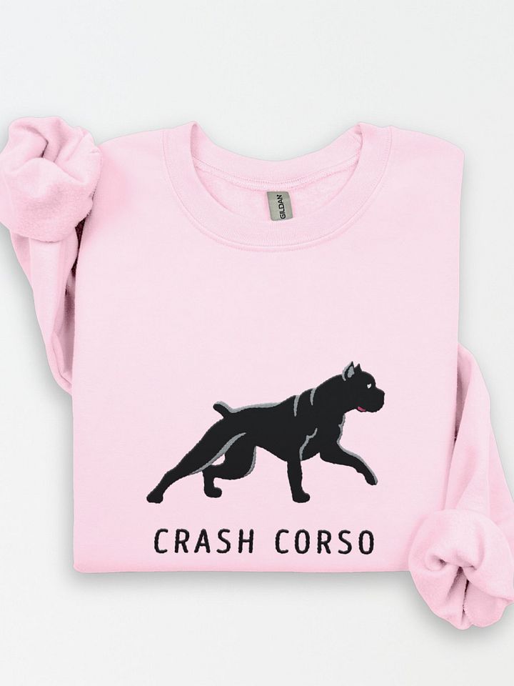 Crash Corso Sweatshirt (Embroidered) of a Cane Corso product image (1)