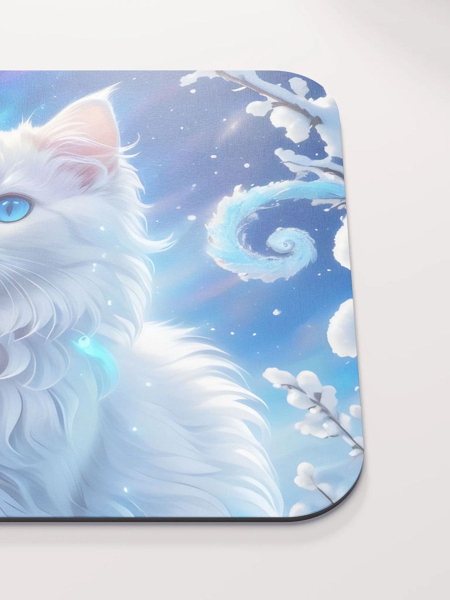 The Fluffiest Winter Kitten Mouse Pad product image (6)