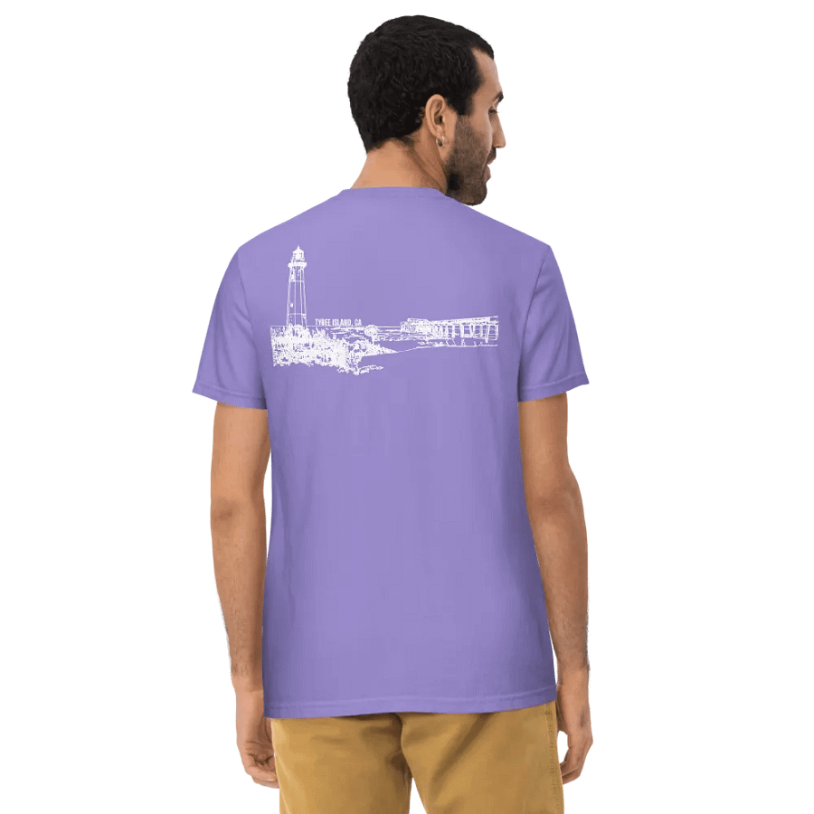 Tybee Island Comfort Color Pocket Tee product image (108)