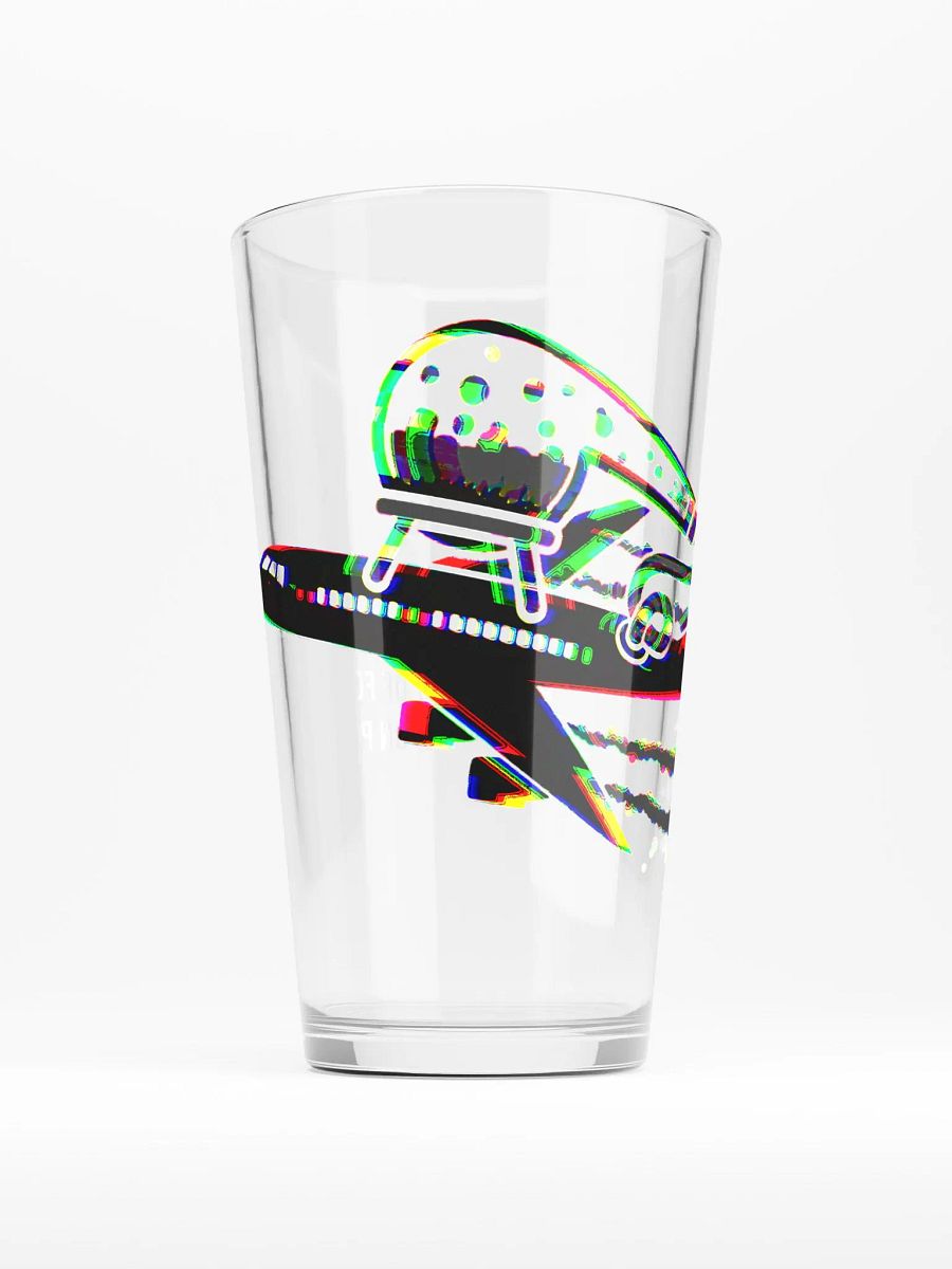Chemtrails Plane Pint Glass product image (2)