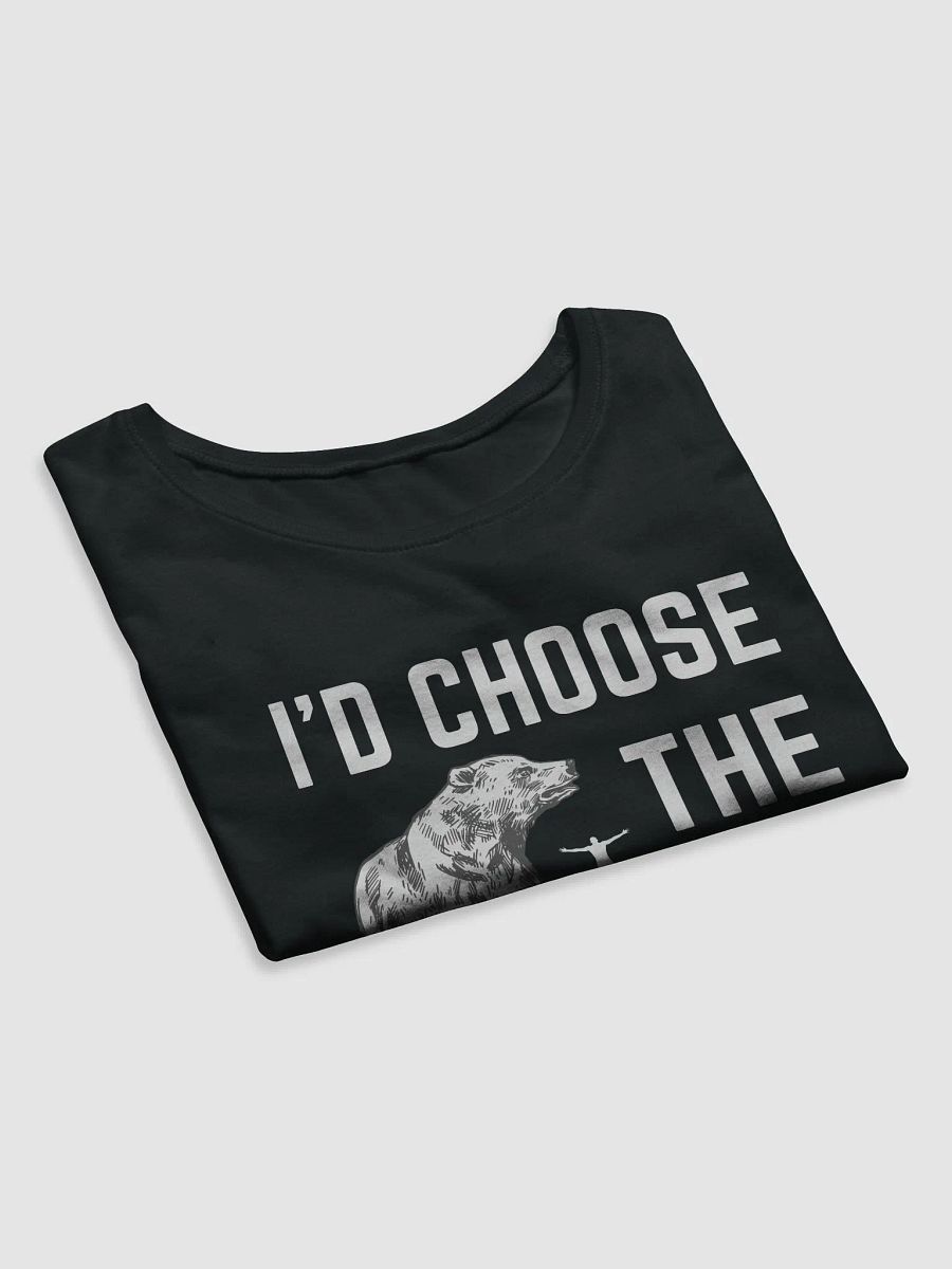 I'd Choose The Bear - Bella+Canvas Women's Crop Tee product image (9)