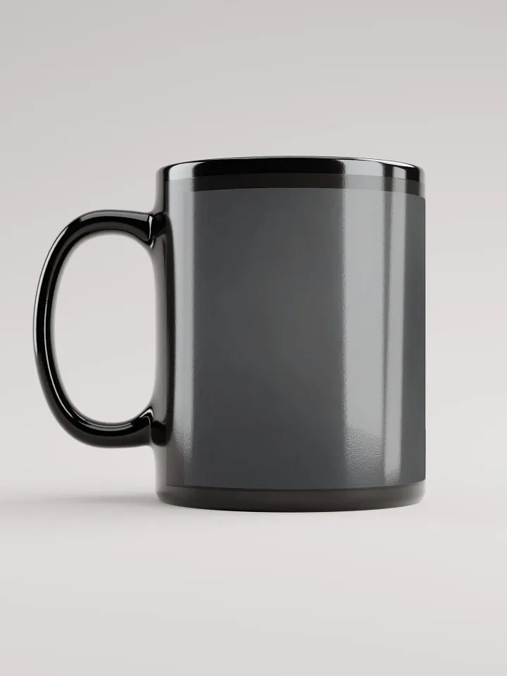 Ethereal Blooms Black Glossy Mug product image (1)