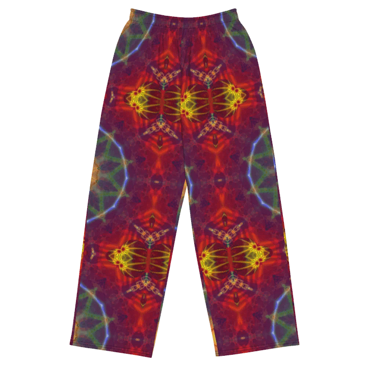 Orange and Purple Kaleidoscope Wideleg Pants product image (1)