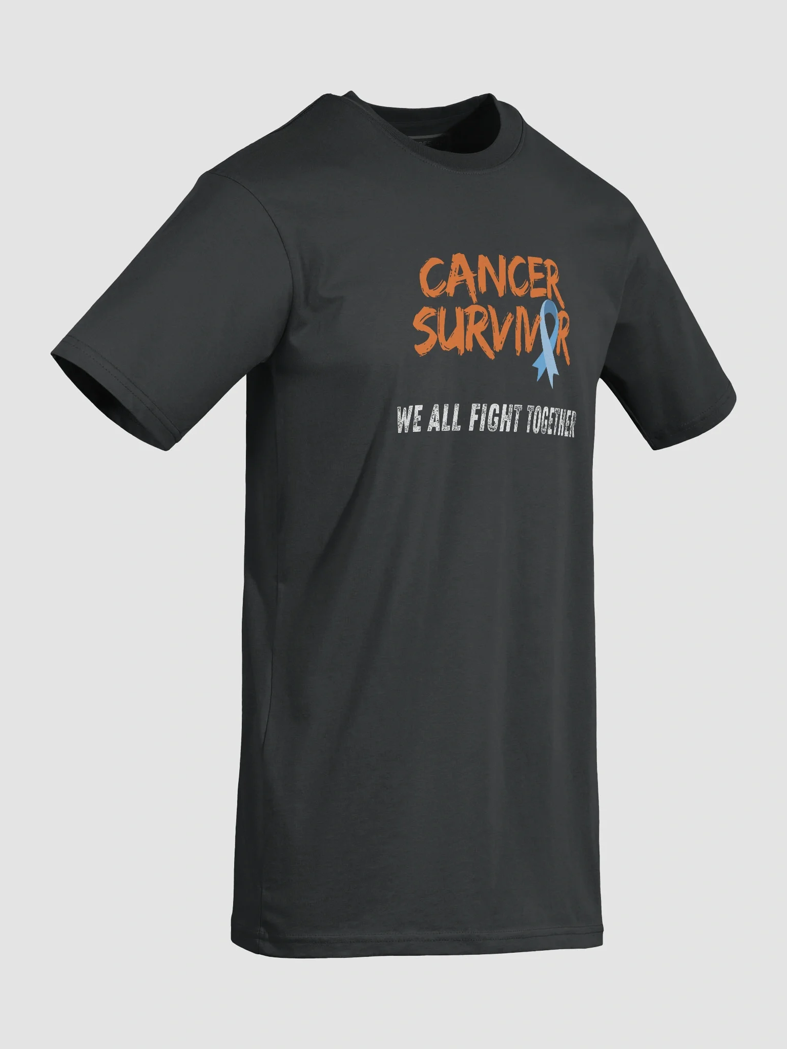 Cancer Survivor - We All Fight Together Premium Tee - Orange Print product image (8)