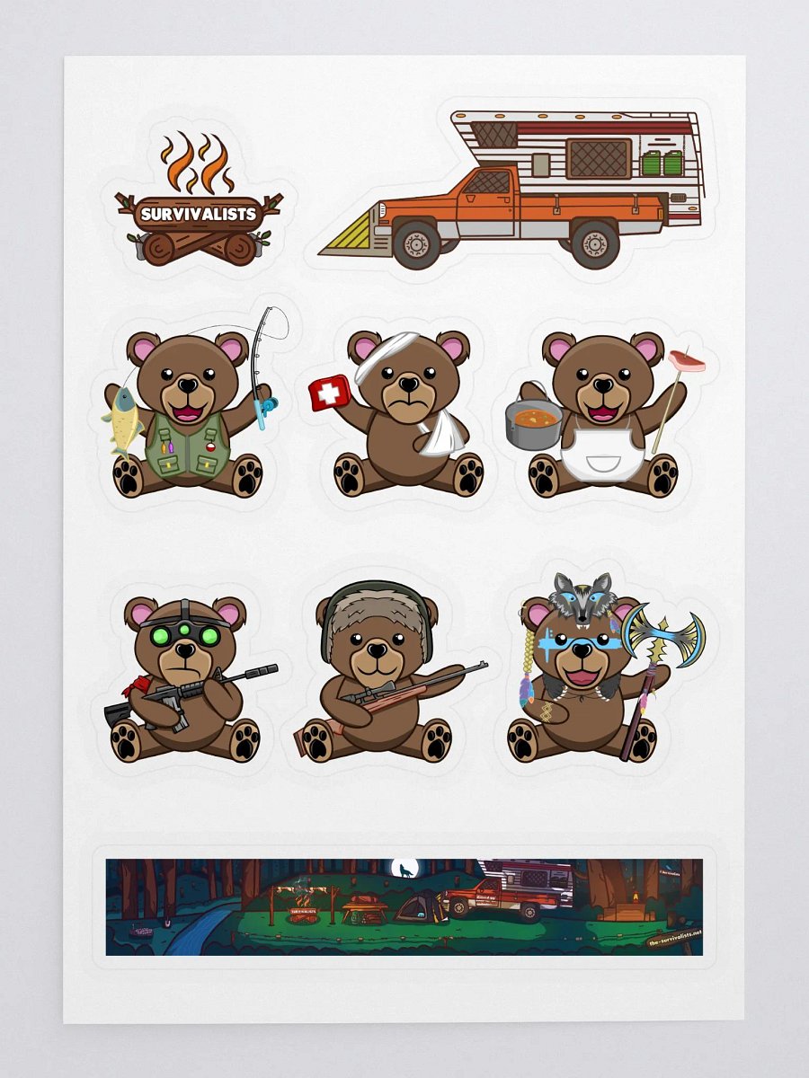 Survivalists Sticker Set product image (3)