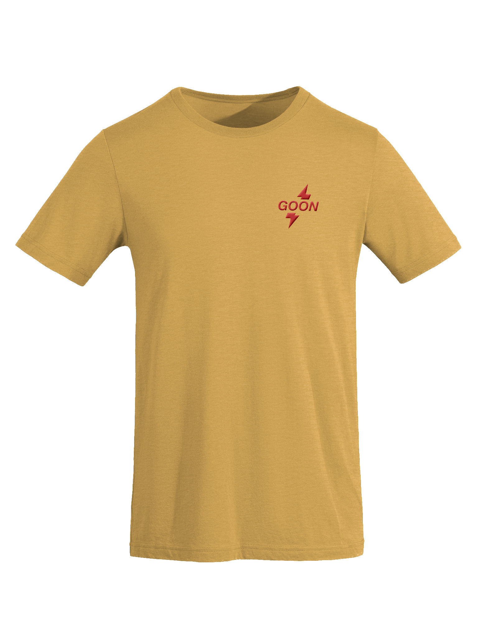 Goon Bolt Short Sleeve T-Shirt Yellow (Small Logo) product image (8)