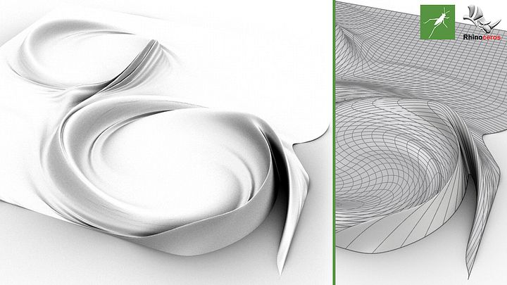 Surface Twirl Parametric Facade Design Grasshopper Rhino Files Download product image (1)