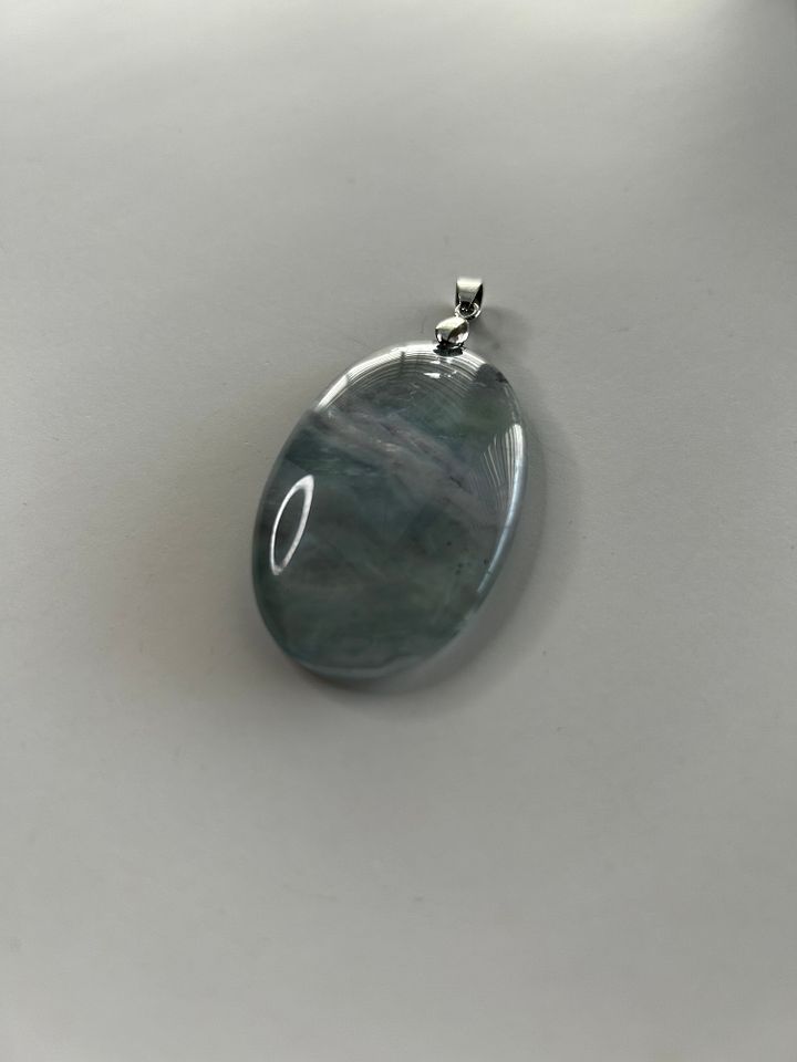 Fluorite Crystal Oval Pendant product image (2)
