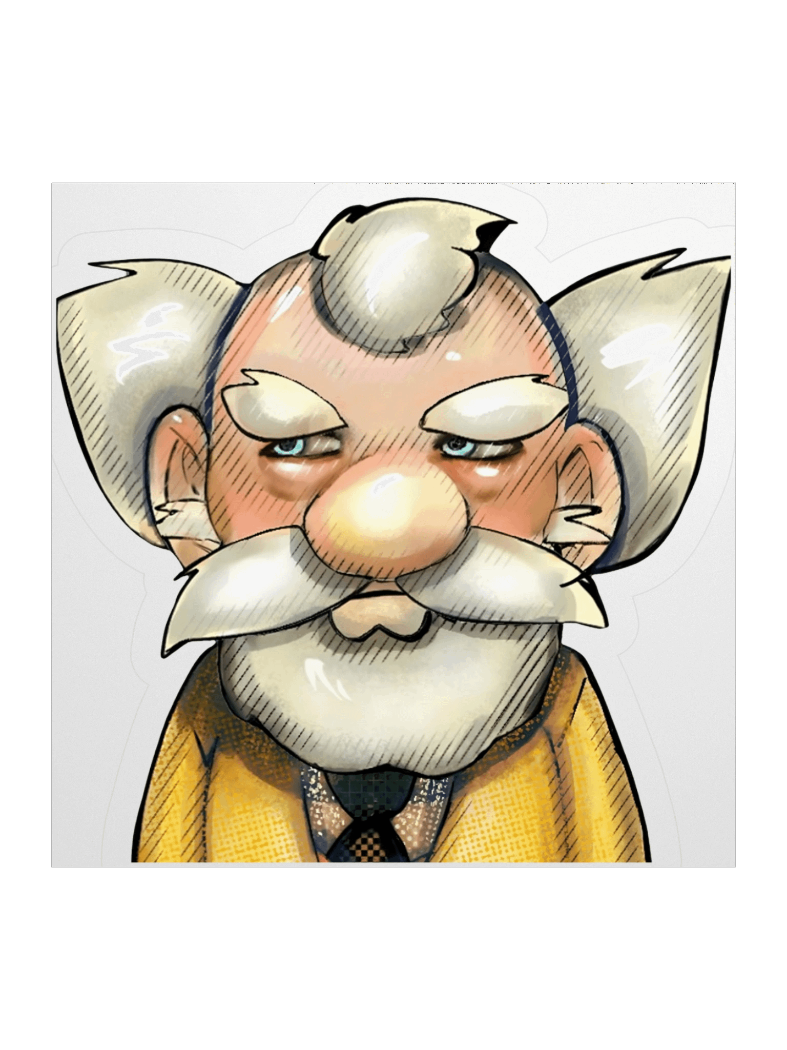 Serious Stache Kiss Cut Stickers product image (3)