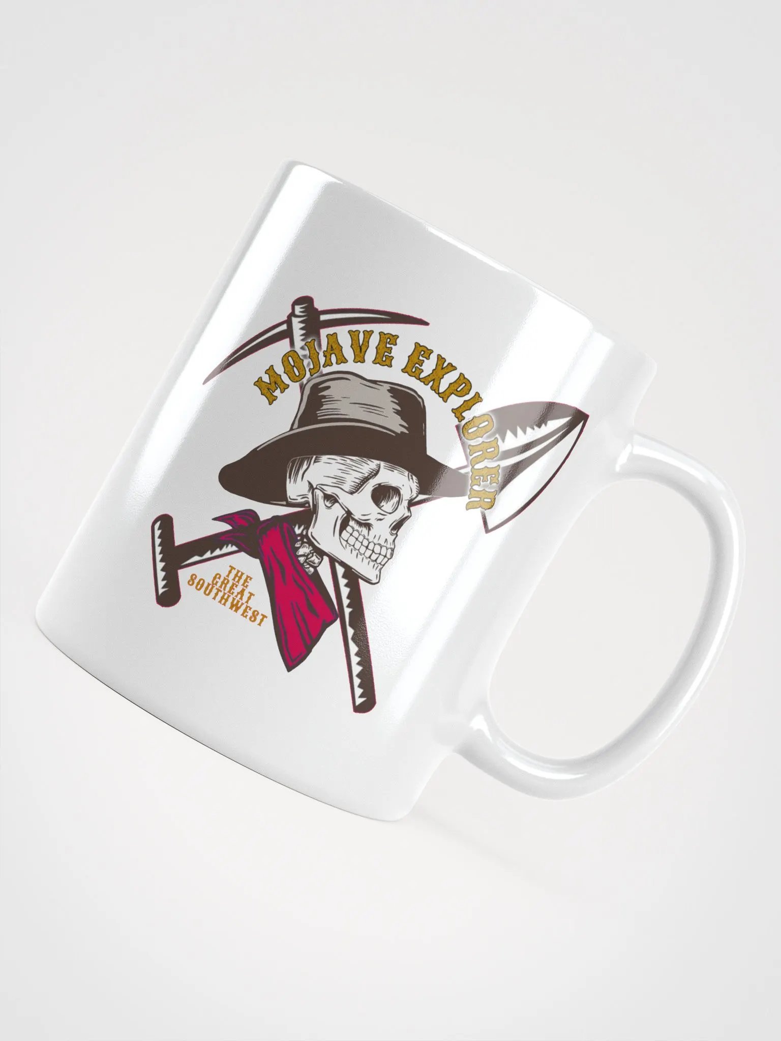Mojave Explorer Skull Miner Coffee Cup "The Great Southwest" product image (4)