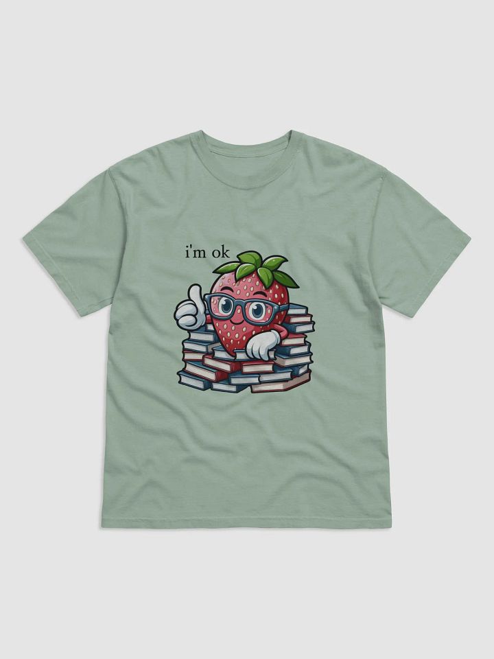 Smiling Strawberry Bookworm T-Shirt product image (5)