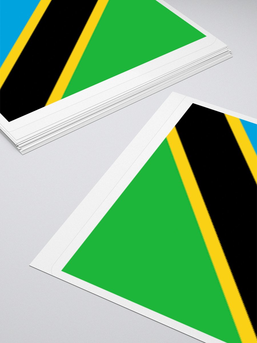 Tanzania Flag Sticker - Exclusive Vinyl Design for National Pride product image (12)