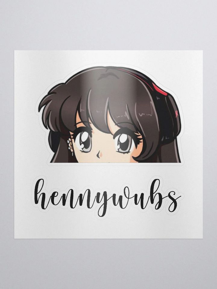 Henny Car Window Sticker product image (1)