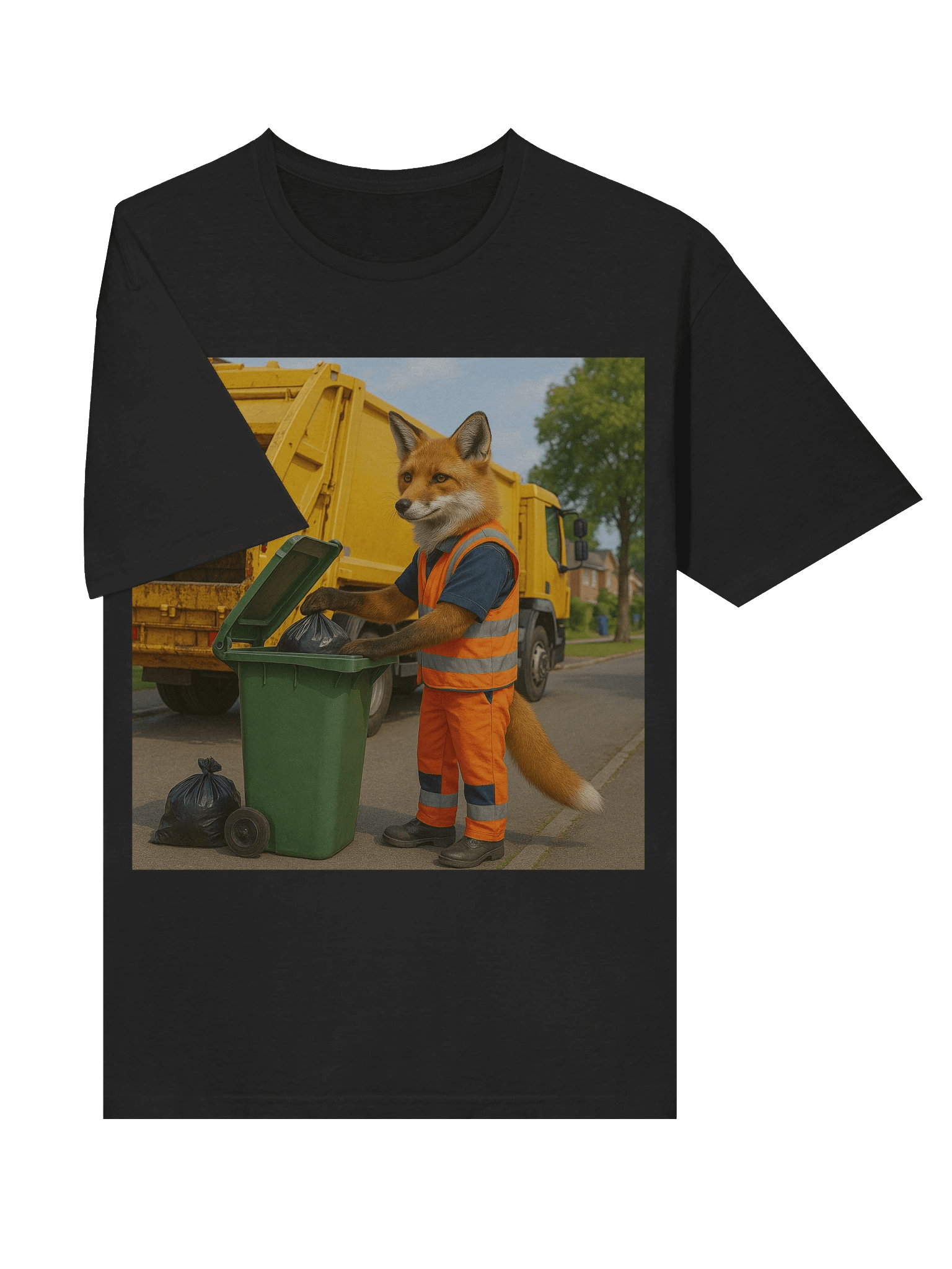 Fox Refuse Worker Unisex T-Shirt product image (39)
