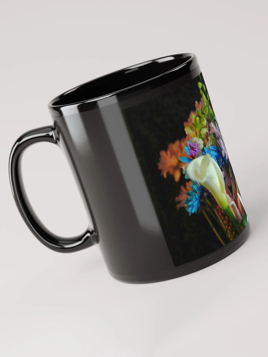 Flowers 292 Black Coffee Mug product image (4)