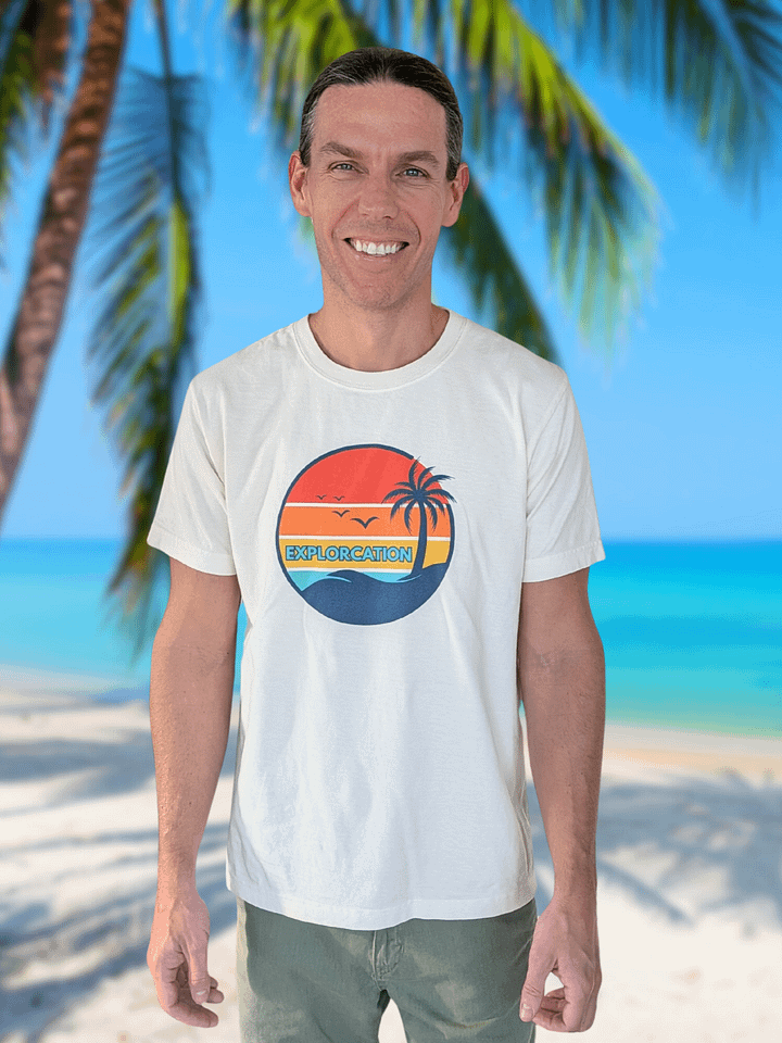 Retro Sunset Oversized T-Shirt product image (2)