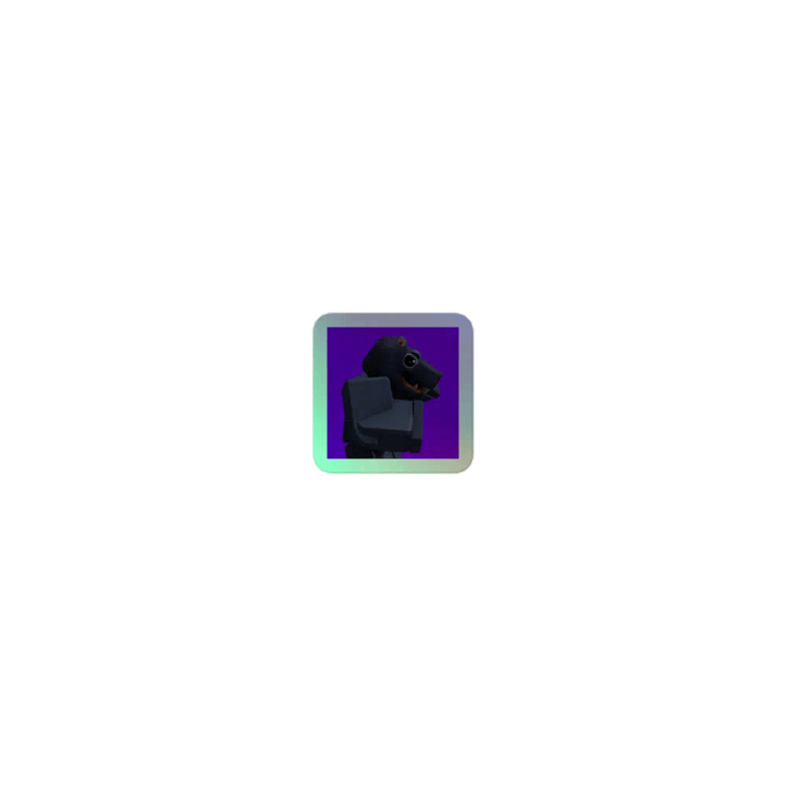 Official HippoBlox Holographic Sticker product image (1)