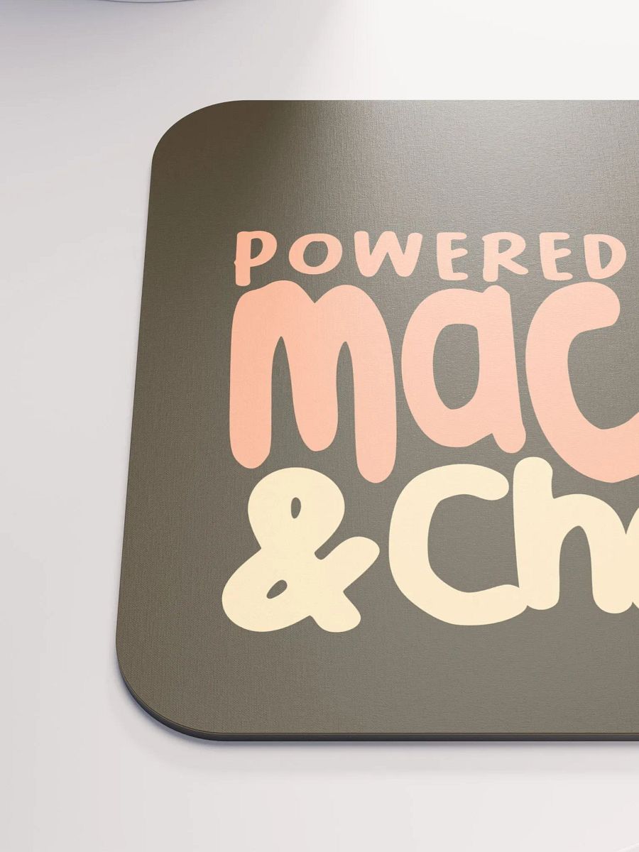 Powered by Mac & Cheese Mousepad product image (6)