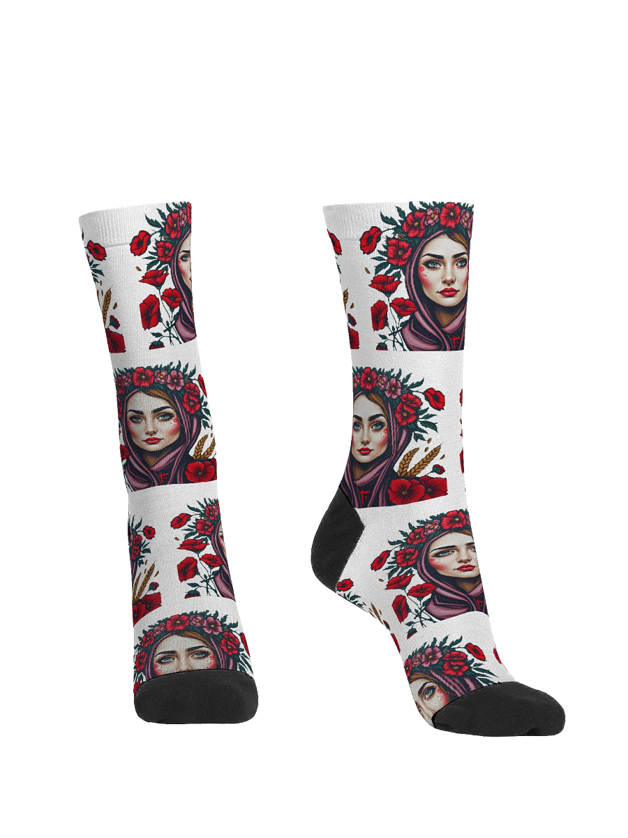 Serene Blossom Crew Socks product image (2)