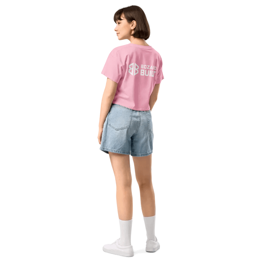PINK Bozard Built Crop T product image (7)