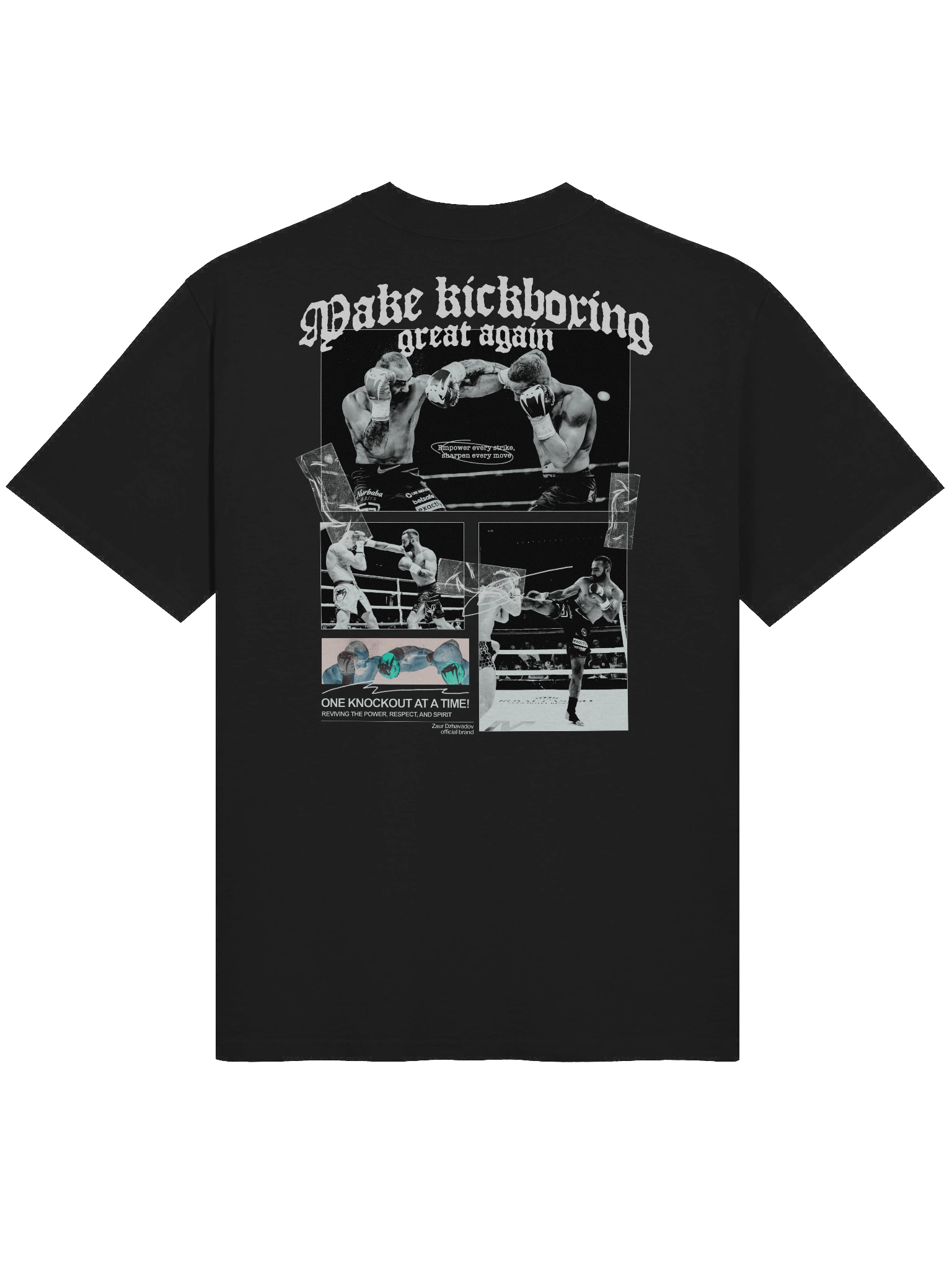 Oversized Tee - Make Kick boxing Great Again by zaur Dzhavadov product image (4)