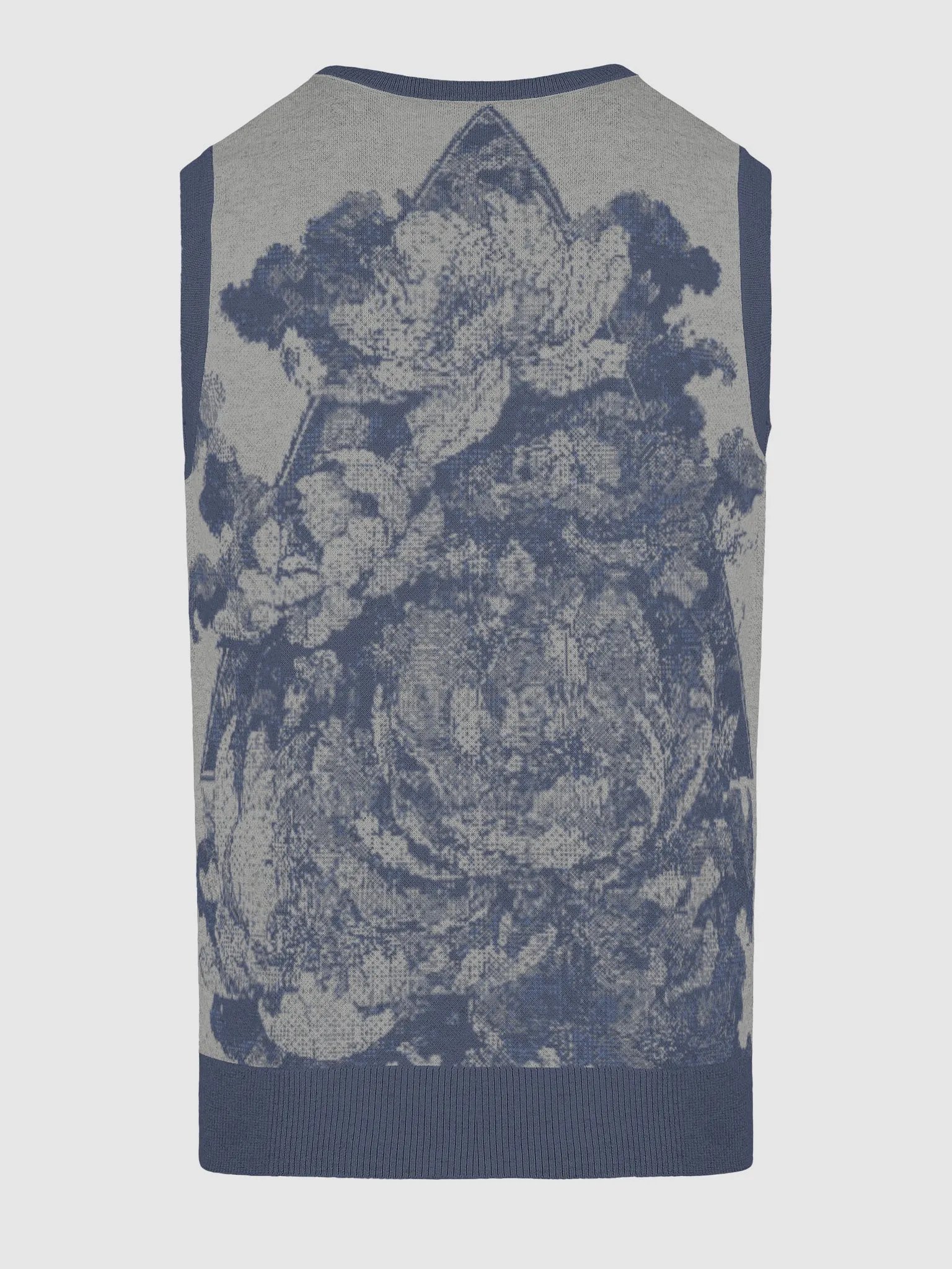 Floral Bliss II Knitted V-Neck Vest product image (20)