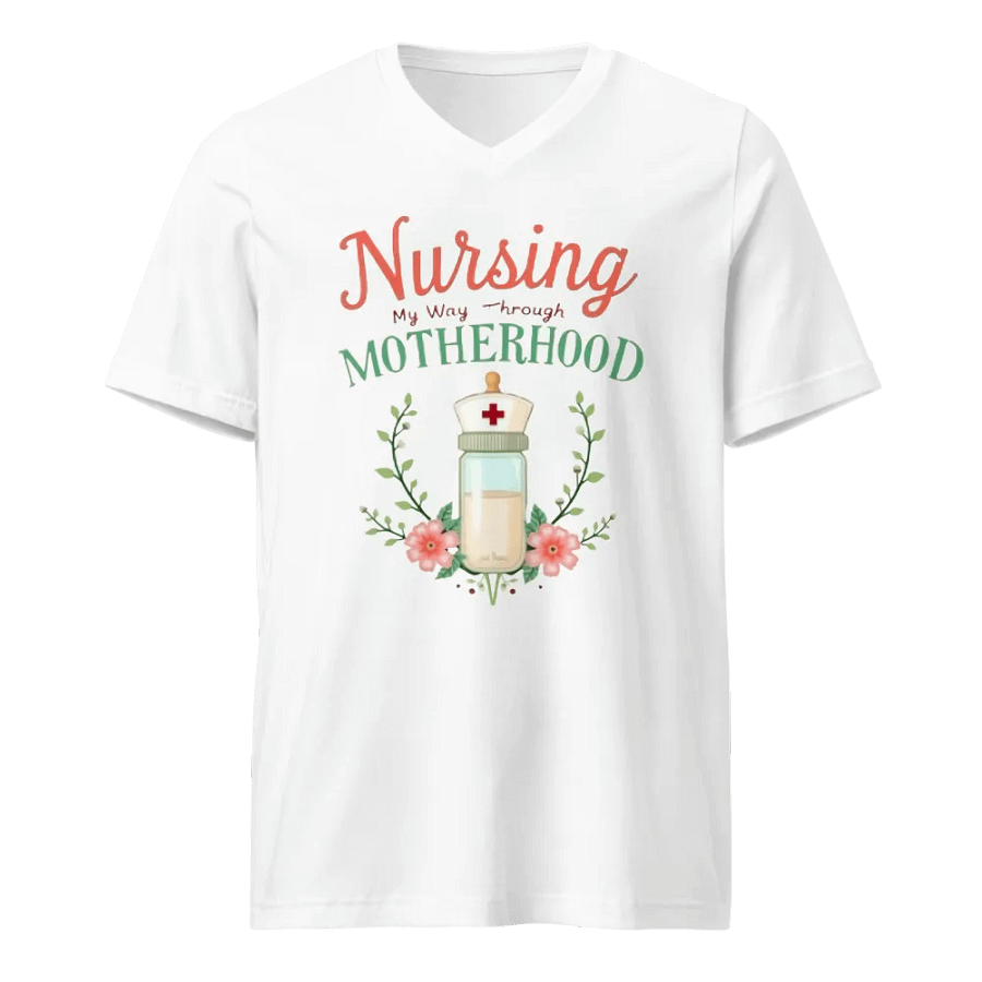 Nurse Mom V-Neck Tee product image (5)