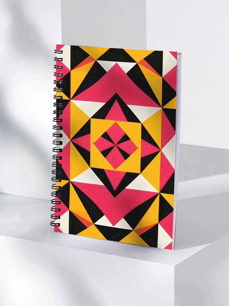 Geometric Harmony Spiral Notebook product image (4)