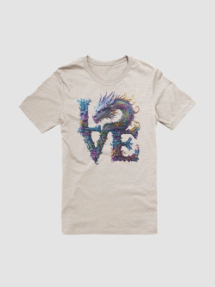 Vibrant Dragon Love Letters T-Shirt- Gift for Couples product image (1)