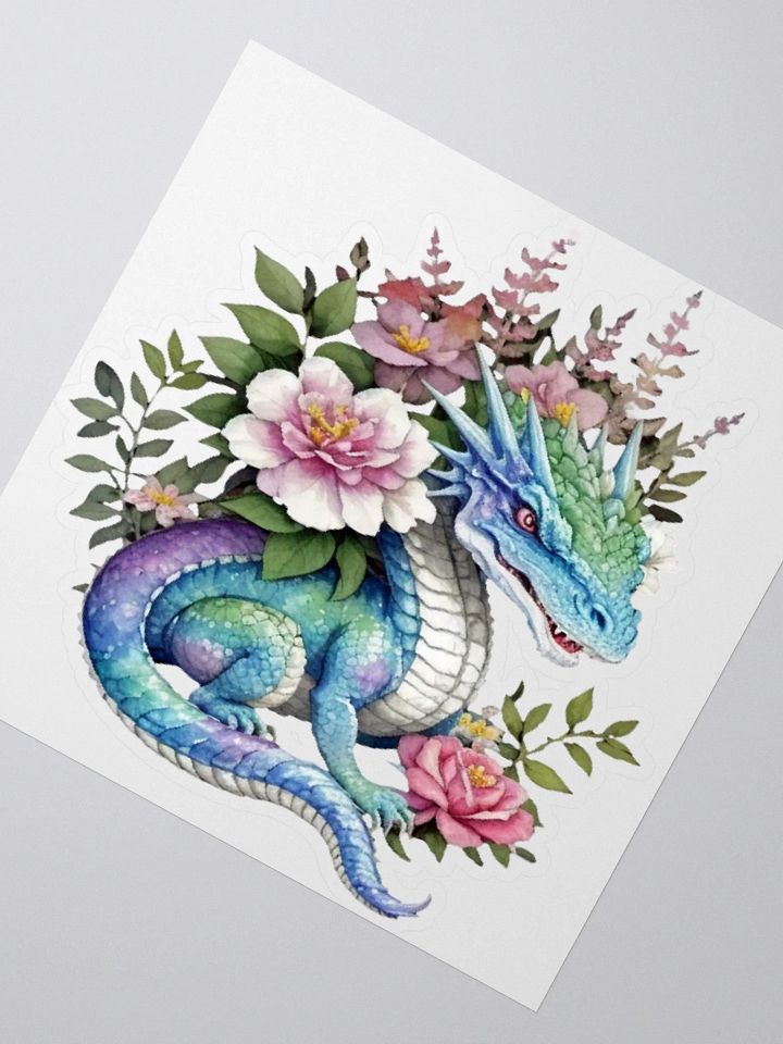 Whimsical Dragon Garden Stickers product image (5)