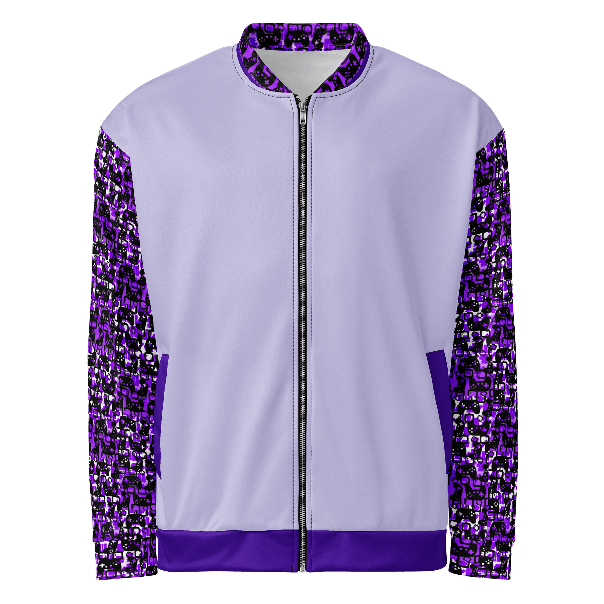 Experience Stories Unisex Bomber Jacket (Purple, Melrose, and Black) product image (1)