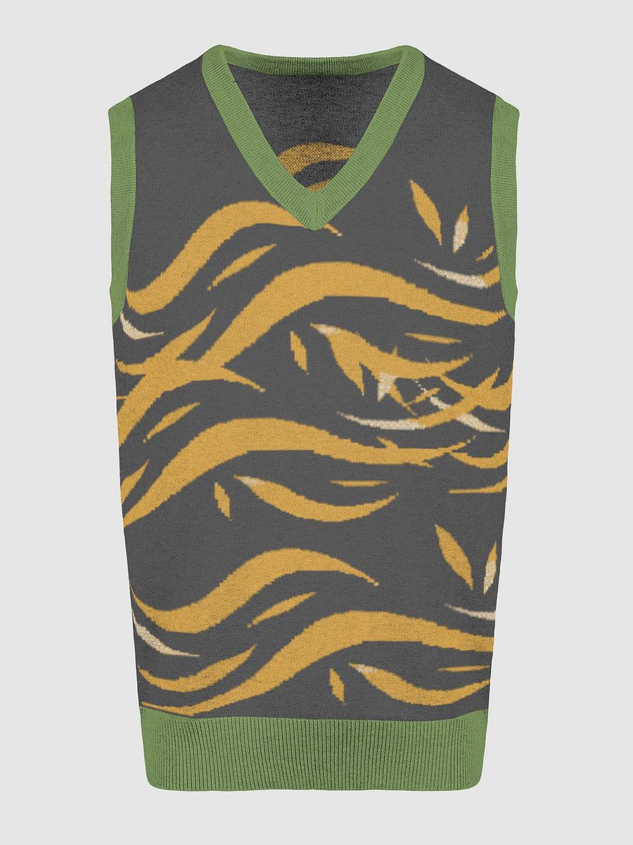 Sunset Serenade Knitted V-Neck Vest product image (3)