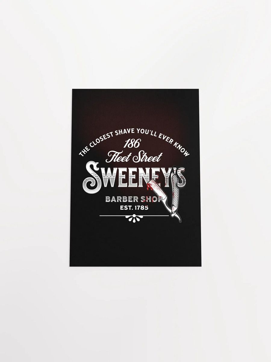 Sweeney Todd Barber Shop Poster – Enhanced Matte Victorian Broadway Wall Art product image (51)