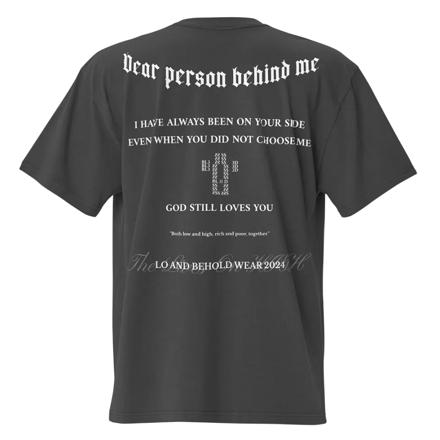 The Lives On HIGH | God's Love | UNISEX OVERSIZED Tee product image (5)