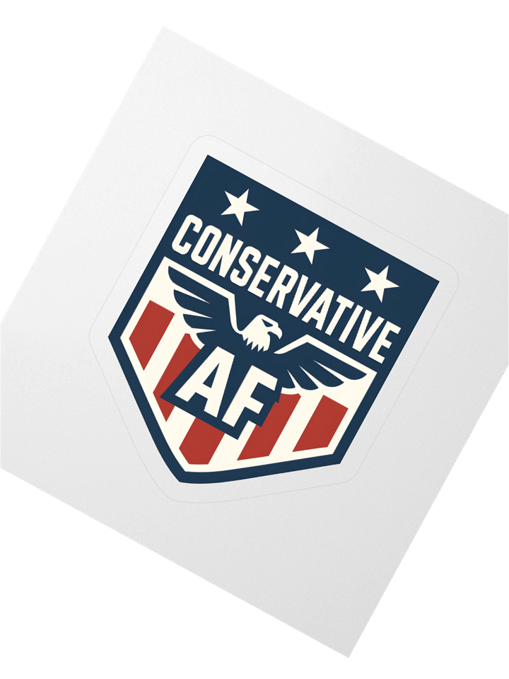 Conservative AF Eagle Shield Sticker product image (4)