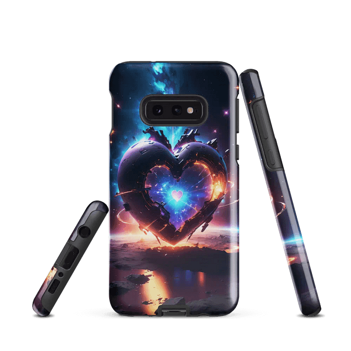 Cosmic Heart Samsung Tough Case - Galaxy Energy Heart Design product image (2)