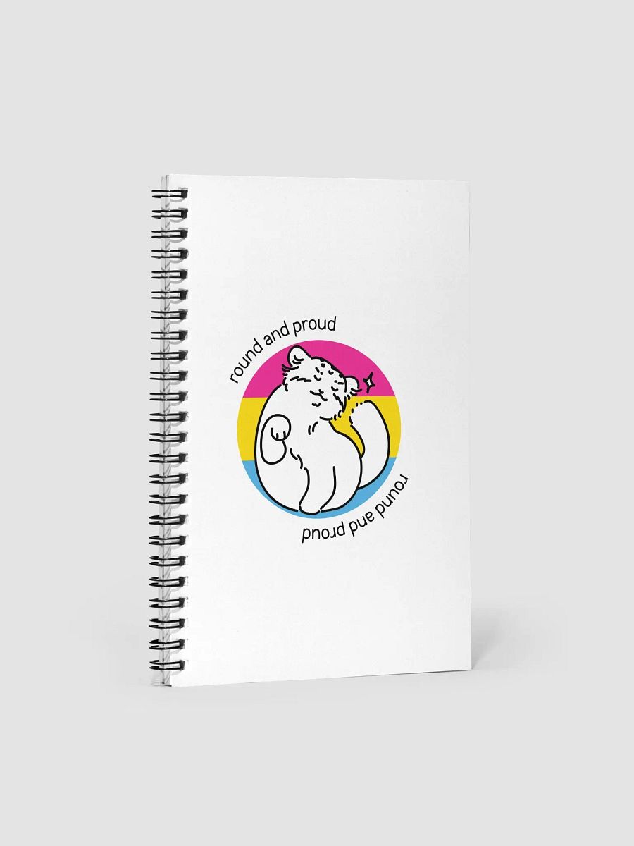 Round and Proud Manul Pansexual Version - Spiral Notebook product image (1)
