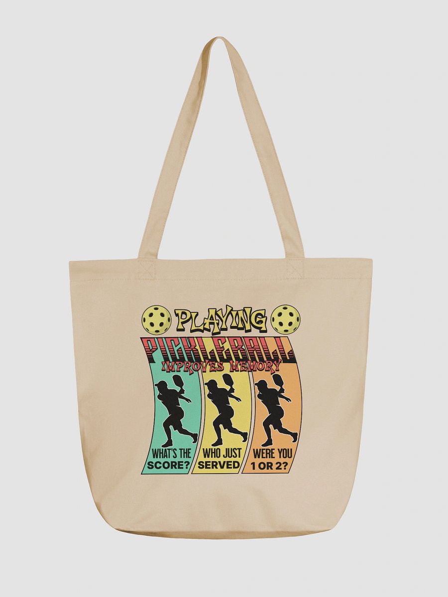 Playing Pickleball Improves Memory Ribbon Tote product image (5)