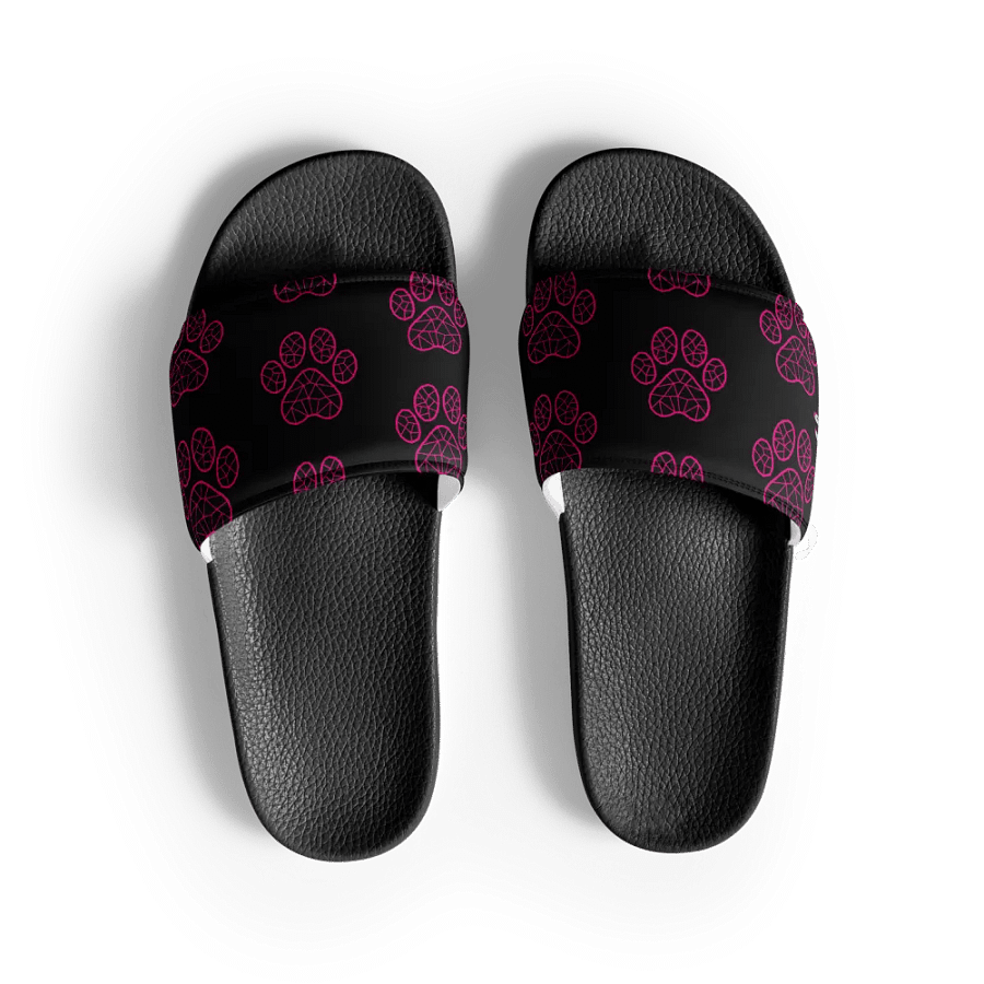 Neon Pawprint Women's Slides product image (1)
