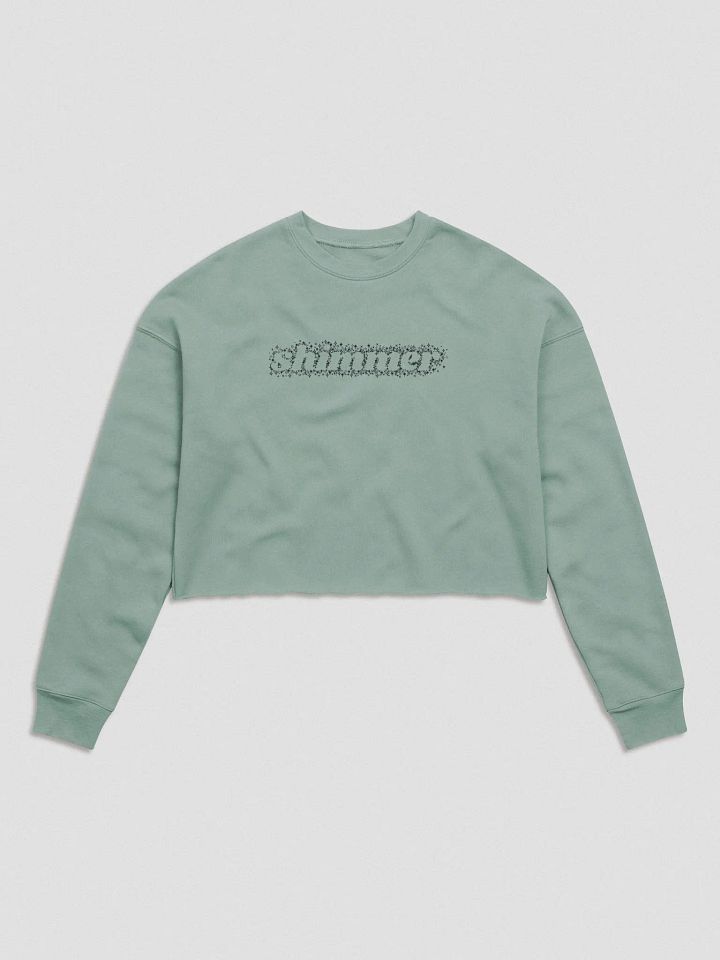 Shimmer (Black) - Cropped Crewneck product image (2)