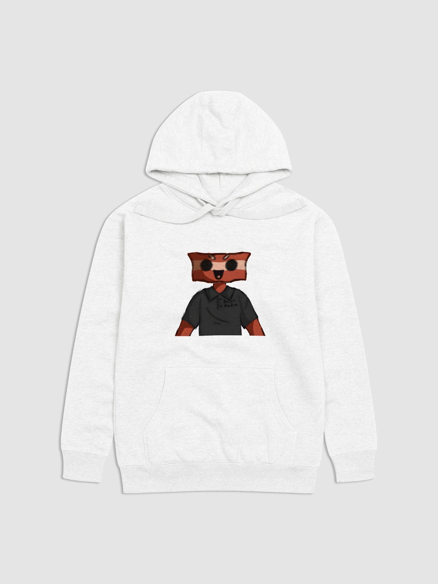 White Bacon Unisex Hoodie product image (1)