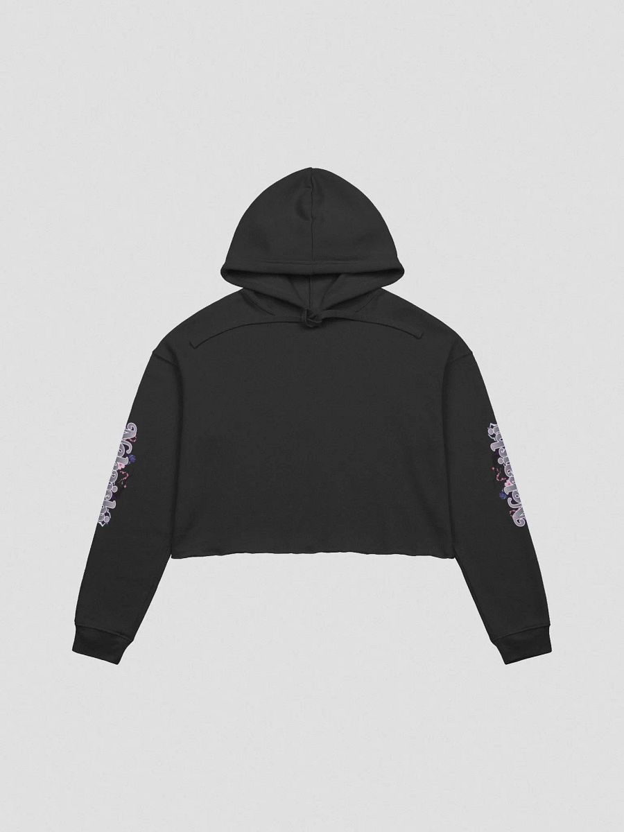 Bella+Canvas Fleece Crop Hoodie - Standard | Dark Mode product image (1)