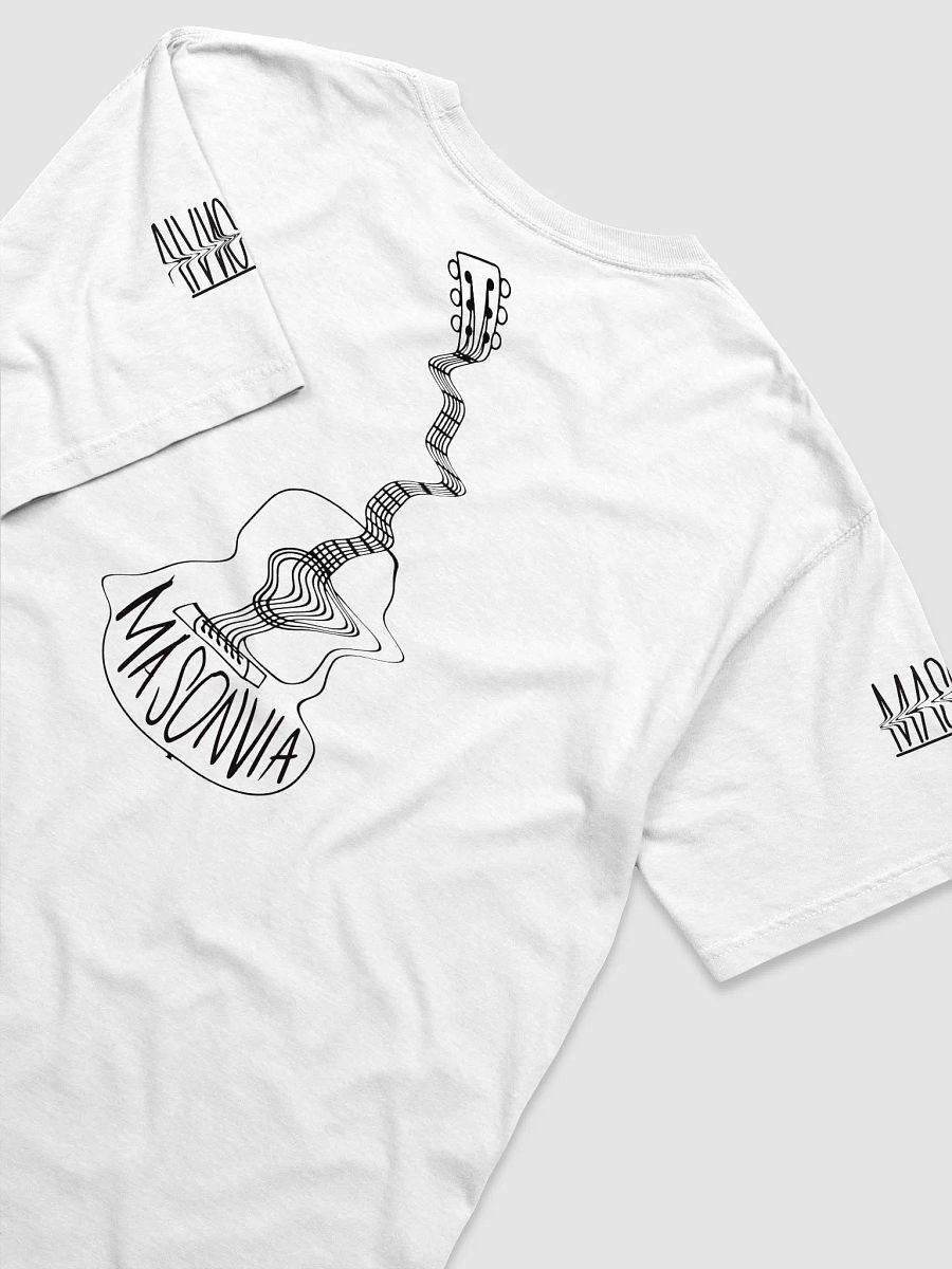 Mason Via white T w/ wild guitar and mason jar product image (4)