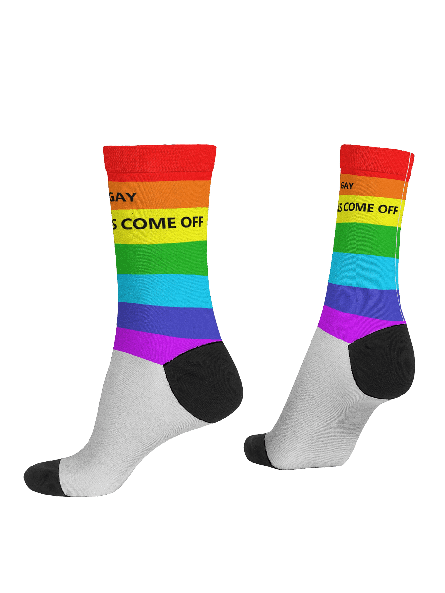 Rainbow Crew Socks product image (4)