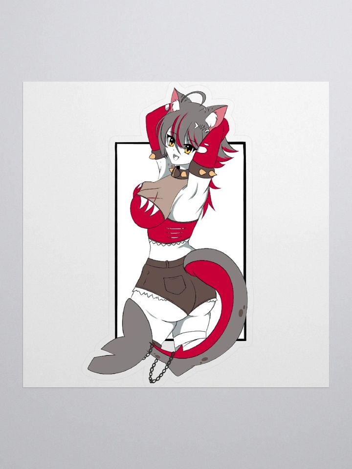 Piranya Waifu Cup Sticker product image (1)