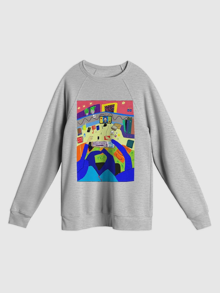 Bella+Canvas Unisex Sponge Fleece Raglan Sweatshirt: office product image (1)