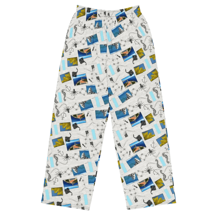Sea style (photoshop by Dina R.) - Wide-Leg Pants product image (6)