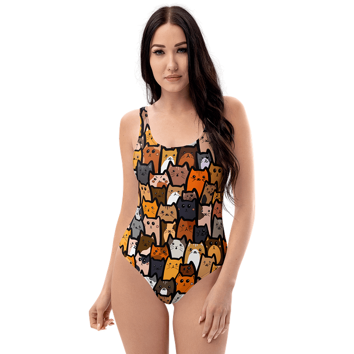 "Cats" One Piece Swimsuit product image (1)